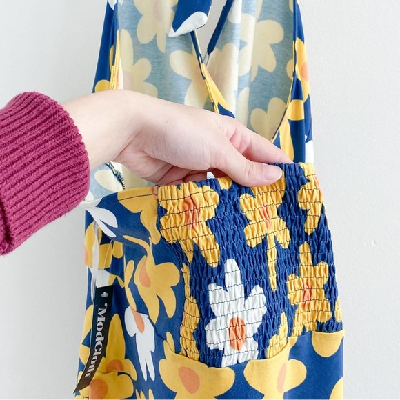 ModCloth Dreaming Of Daises Floral Halter Romper - Picture 5 of 8